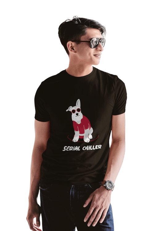 Serial Chiller - Men's Dog T-shirt - Letshandcraft
