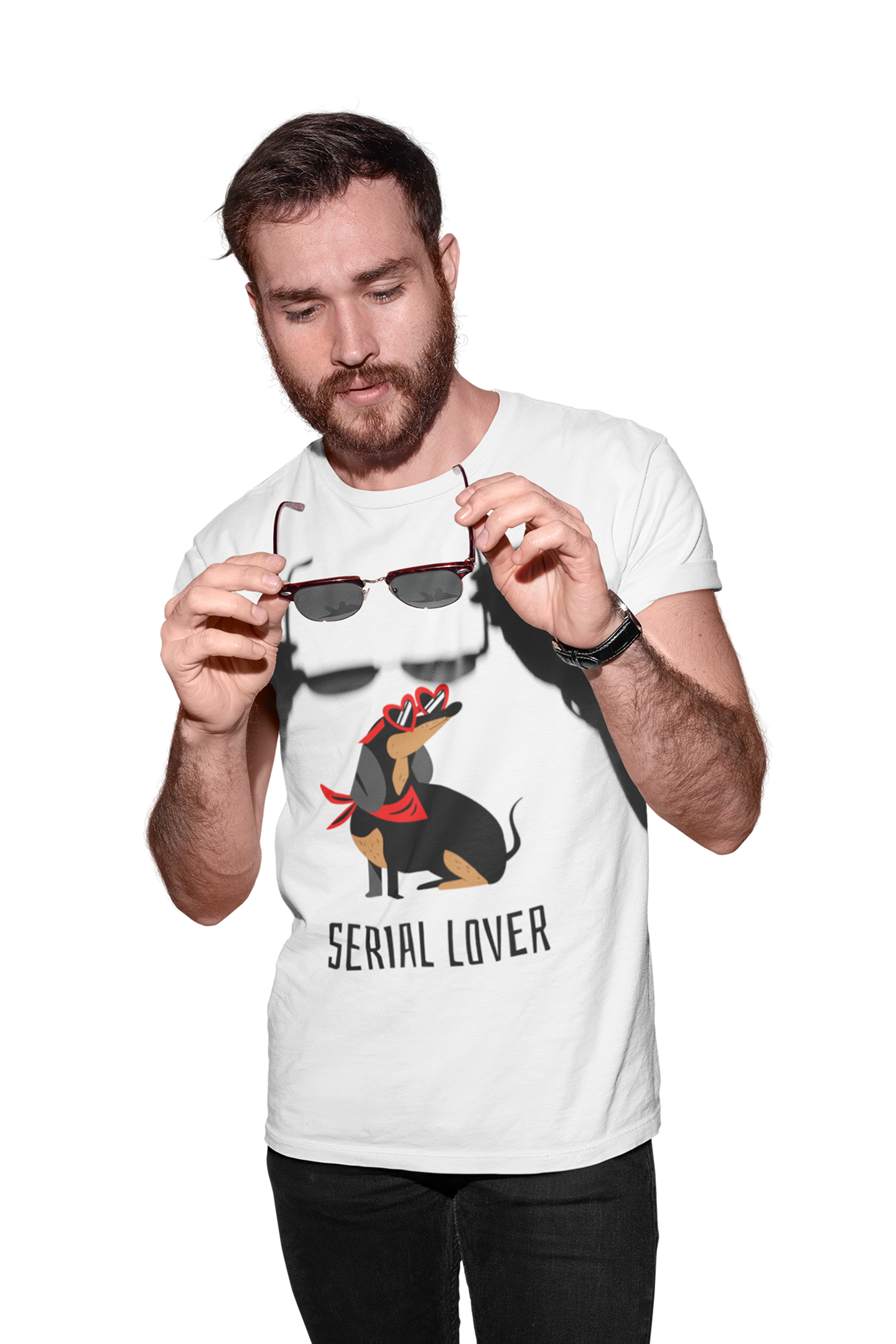 Serial Lover - Men's Dog T-shirt