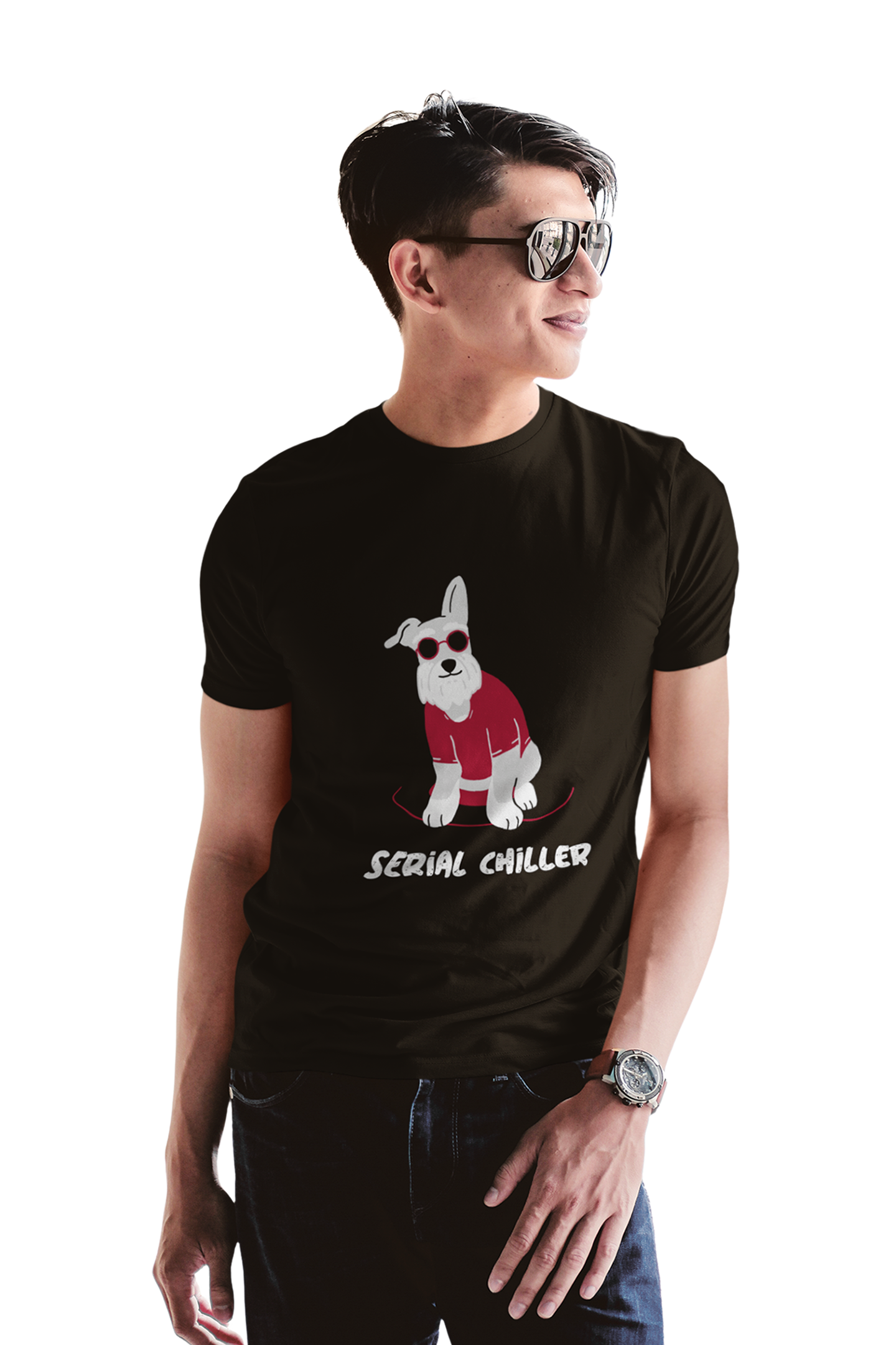 Serial Chiller - Men's Dog T-shirt