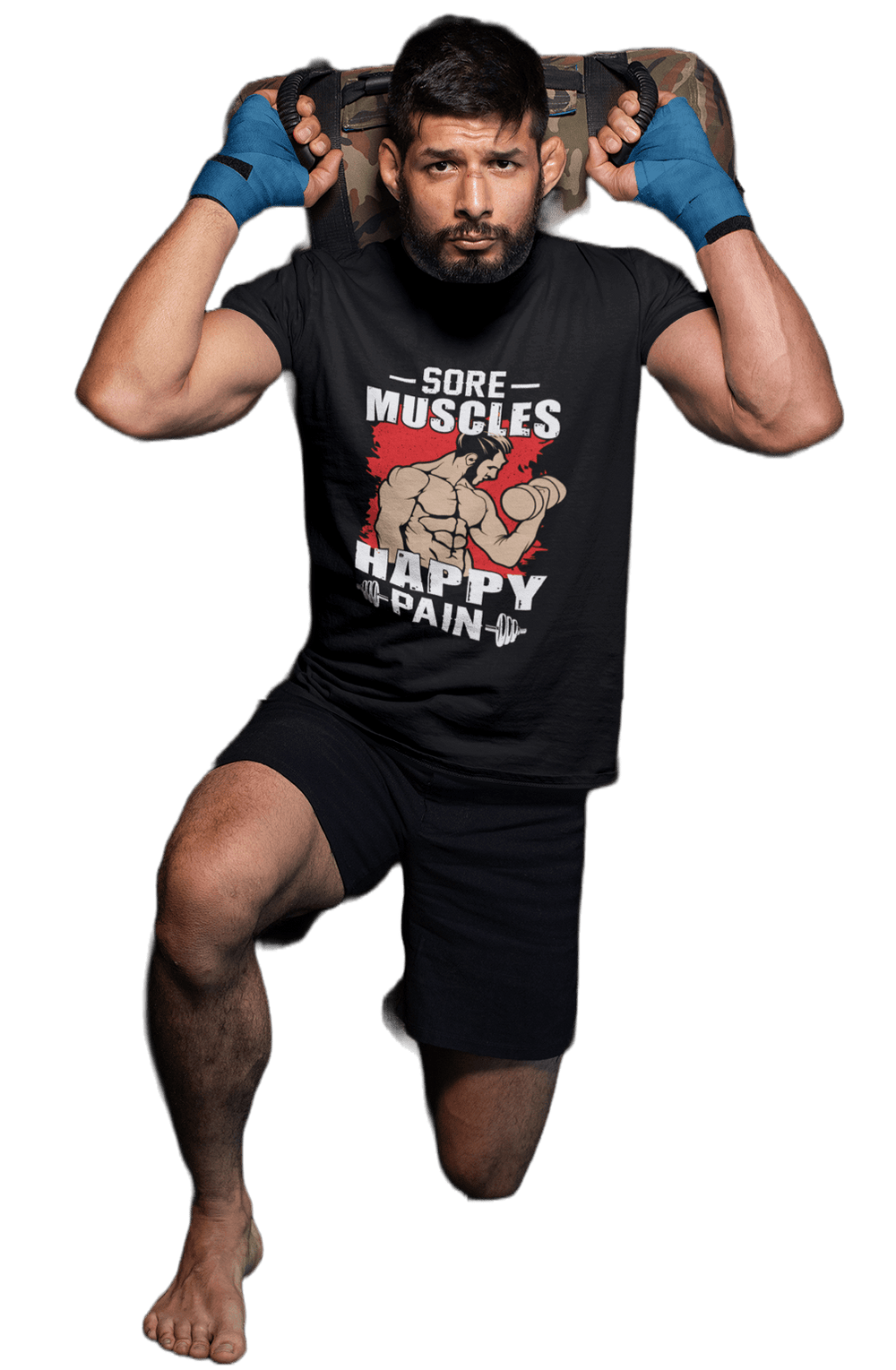 Sore Muscles Happy Pain - Men's Gym T-shirt - Letshandcraft