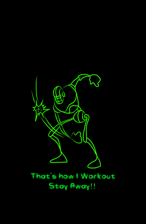 Stay Away!! - Men's Gym T-shirt - Letshandcraft