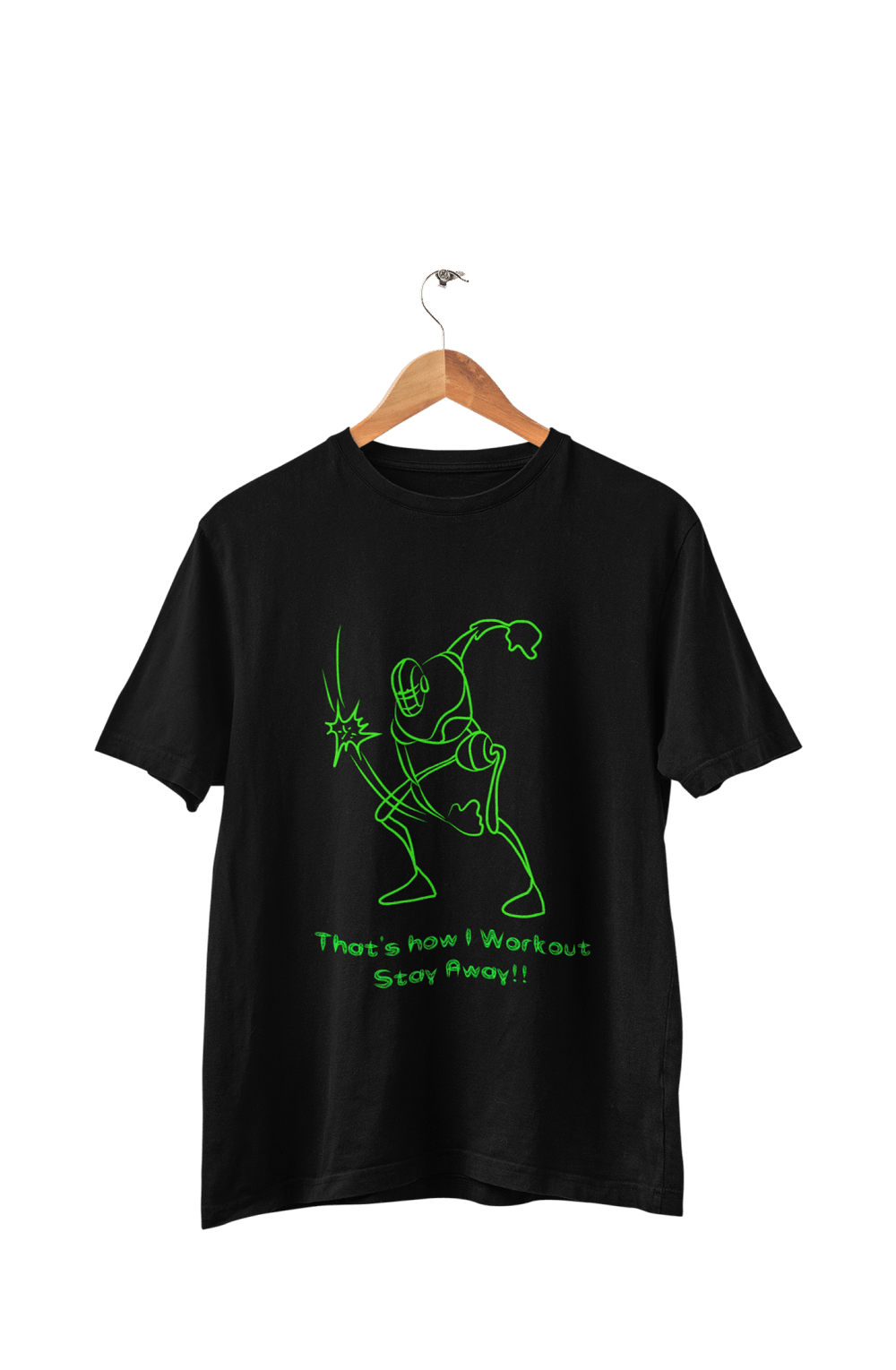 Stay Away!! - Men's Gym T-shirt - Letshandcraft