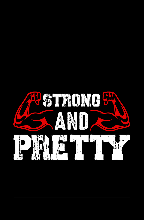 Strong AND Pretty - Women's Gym T-shirt - Letshandcraft