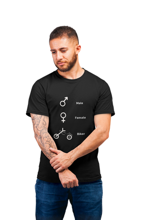 Biker Symbol - Men Bikers T-shirt