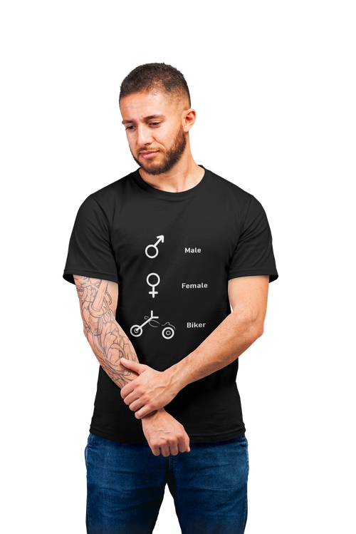 Biker Symbol - Men Bikers T-shirt