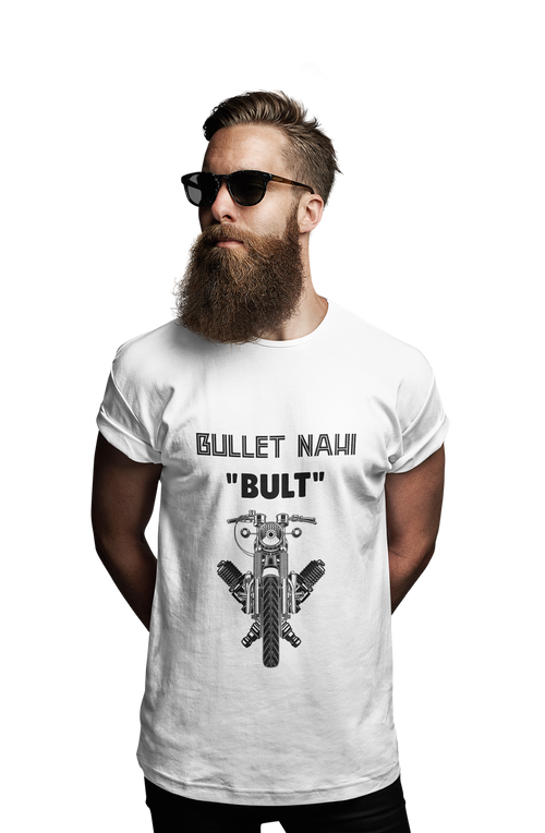 Bullet Nahi 'BULT' - Men's Bikers T-shirt