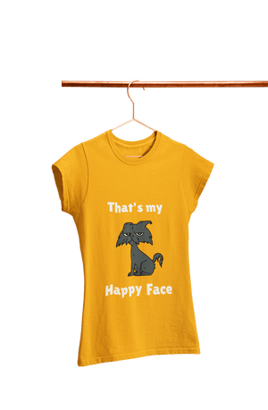 That's My Happy Face - Women's T-shirt - Letshandcraft