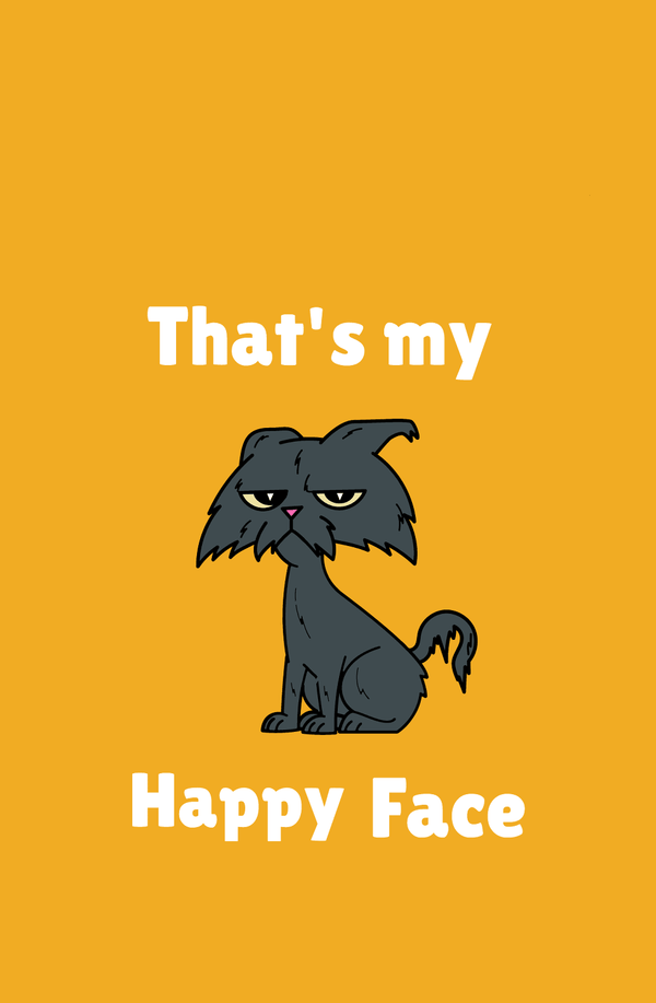 That's My Happy Face - Women's T-shirt - Letshandcraft