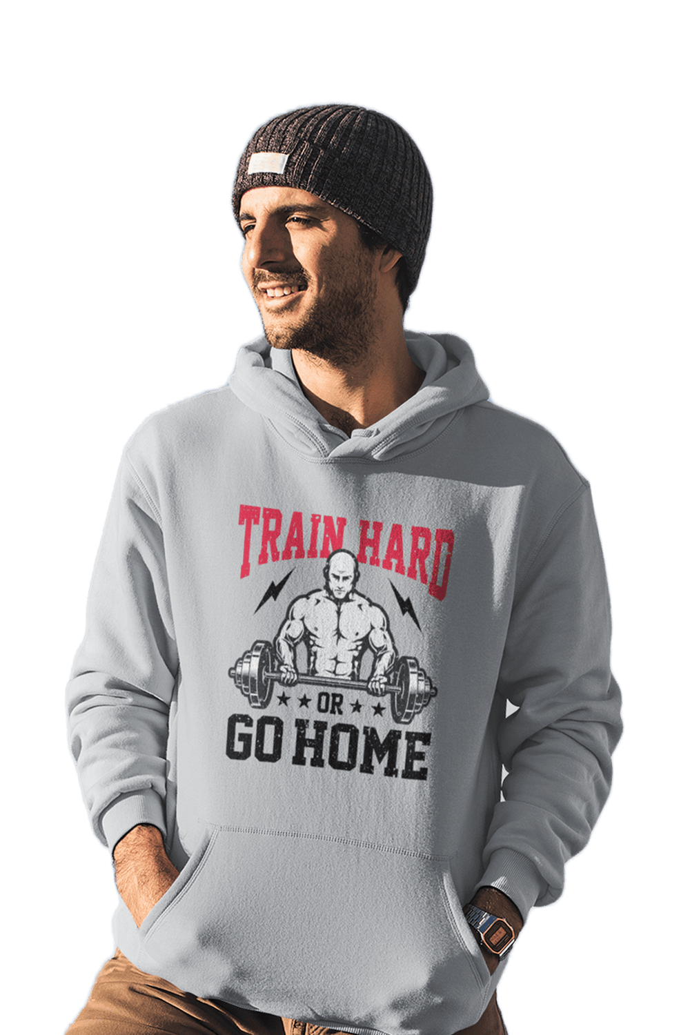 Train Hard or Go Home - Gym Hoodies - Letshandcraft