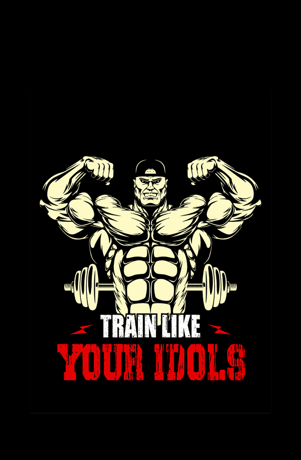 Train Like Your Idols - Men's Gym T-shirt - Letshandcraft