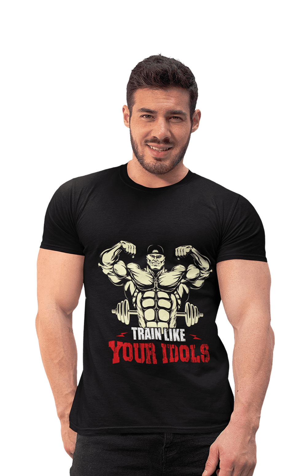 Train Like Your Idols - Men's Gym T-shirt - Letshandcraft