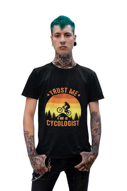 I am a Cycologist - Men's T-shirt for Cyclist