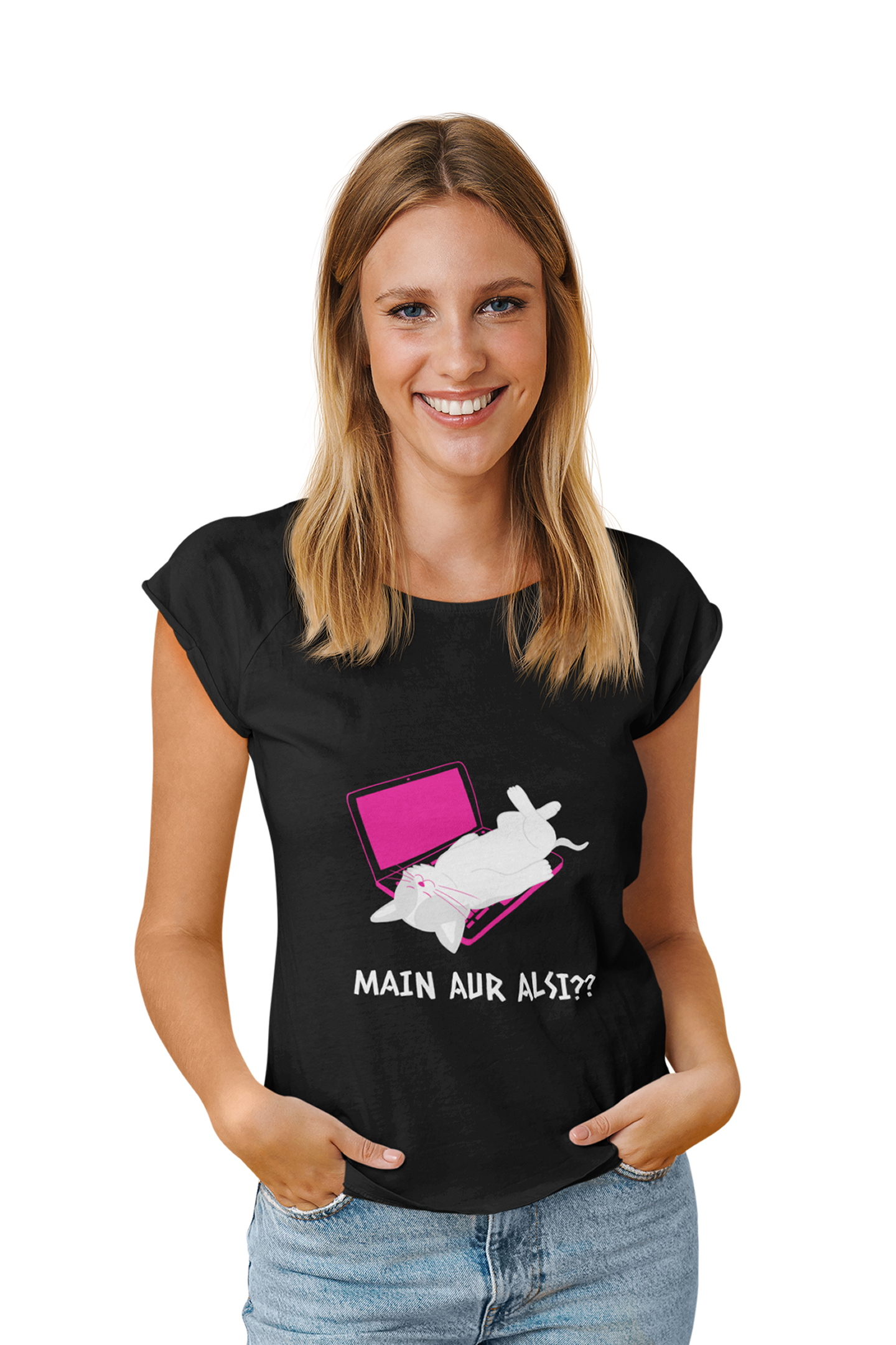 Me Aur Aalsi?? - Women's Funny T-shirt