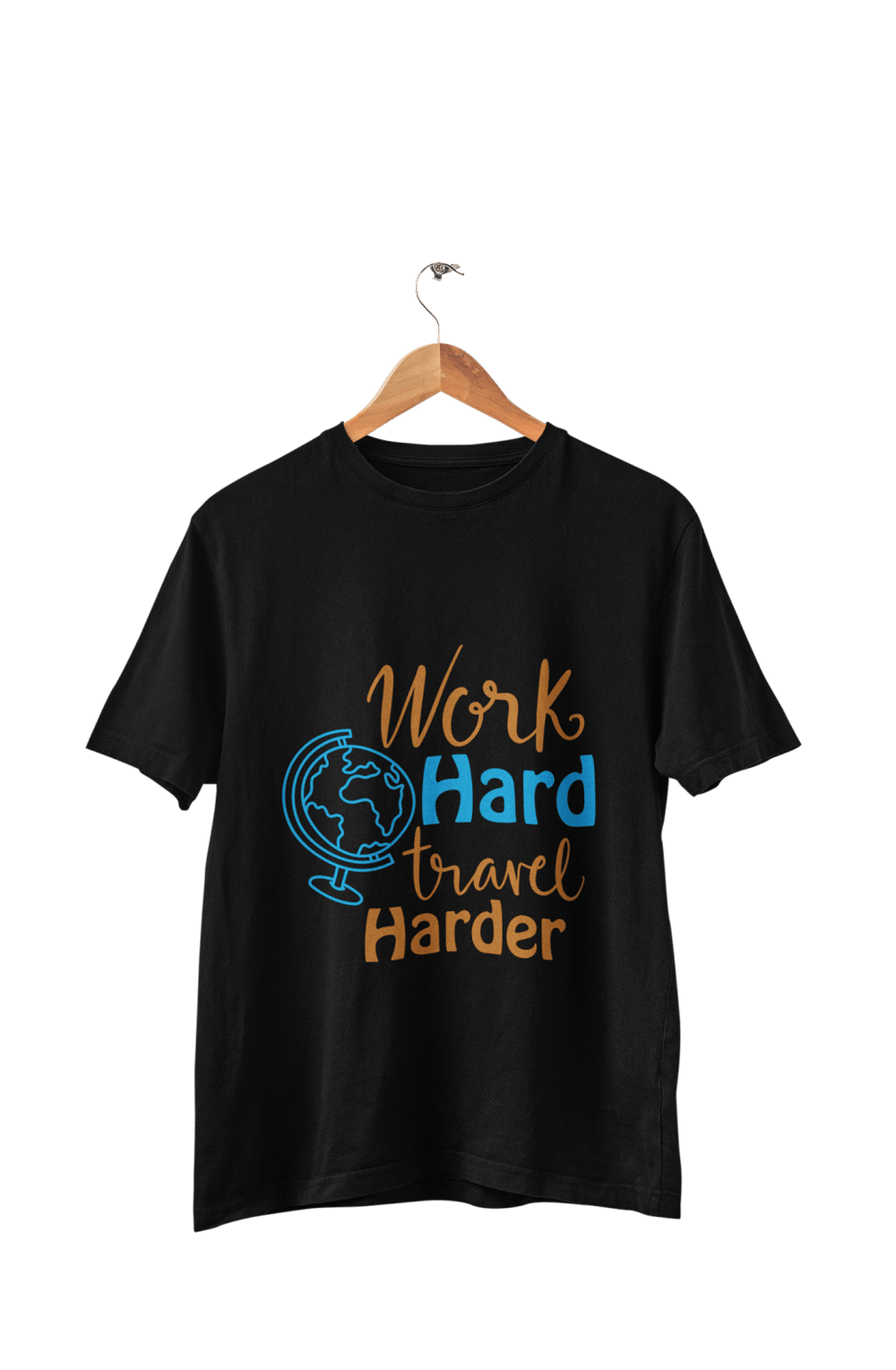 Work Hard Travel Harder - Men's Travellers T-shirt - Letshandcraft