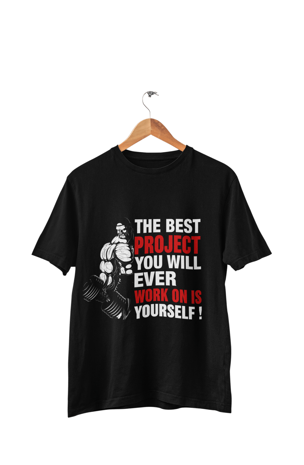 Work on Yourself - Men's Gym T-shirt - Letshandcraft