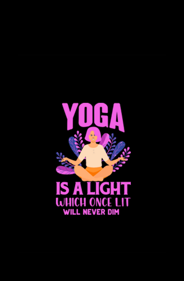 Yoga is a Light - Women's Yoga T-shirt - Letshandcraft