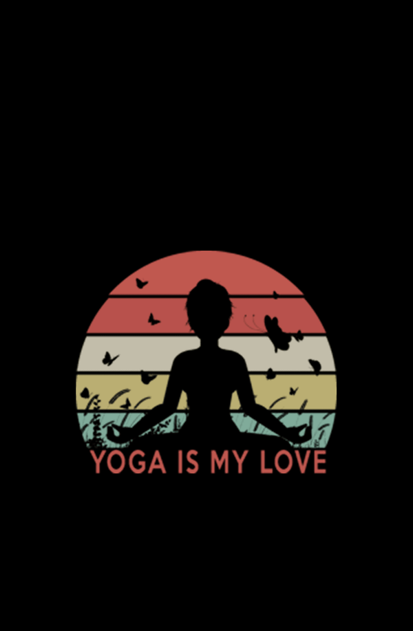 Yoga is my Love - Women's Yoga T-shirt - Letshandcraft