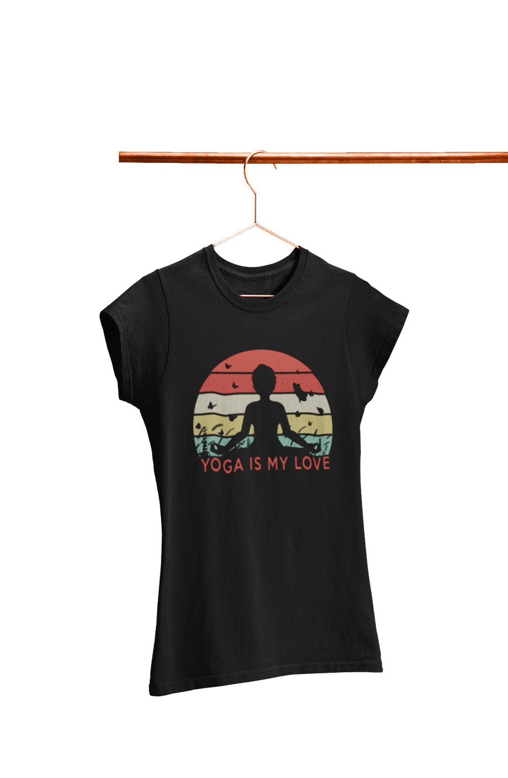 Yoga is my Love - Women's Yoga T-shirt - Letshandcraft
