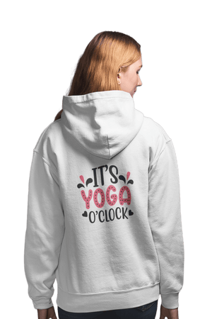 Yoga O'Clock - Funny Print Yoga Hoodies - Letshandcraft