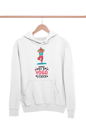 Yoga O'Clock - Funny Print Yoga Hoodies - Letshandcraft