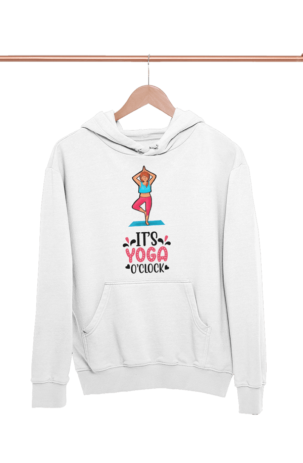 Yoga O'Clock - Funny Print Yoga Hoodies - Letshandcraft