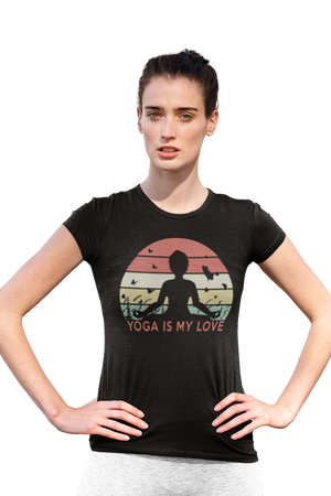 Yoga is my Love - Women's Yoga T-shirt